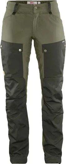 Fjällräven Keb Trousers Curved Regular Hose lang deep forest/laurel green (Damen)