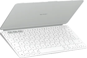 Logitech Keys-To-Go 2, Hellgrau, Bluetooth, DE (920-012965)