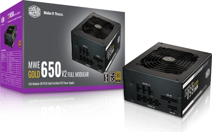 Cooler Master MWE Gold V2 Full Modular 650W, ATX 2.52