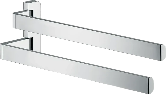 Hansgrohe Axor Universal Softsquare Handtuchhalter zweiarmig edelstahloptik