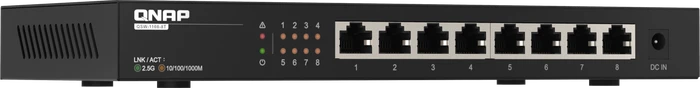 QNAP QSW-1100 Desktop 2.5G Switch, 8x RJ-45