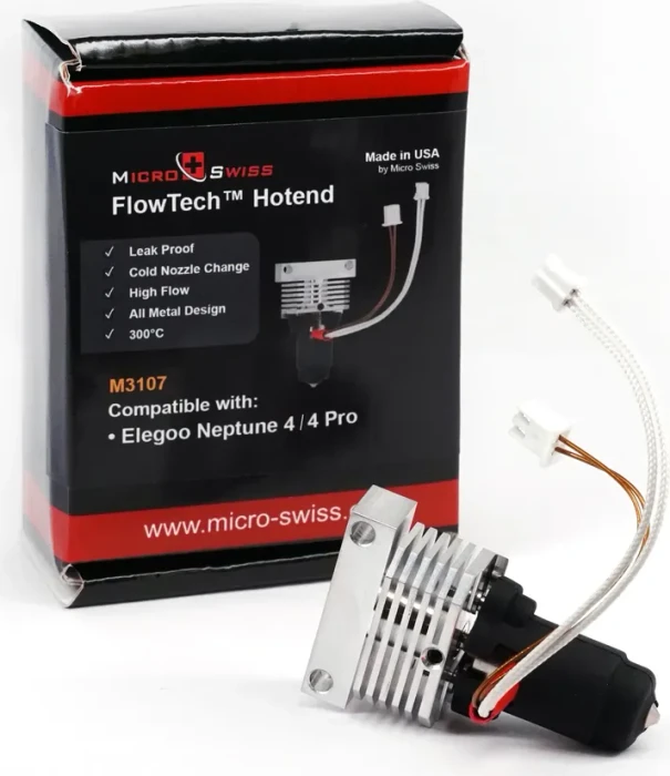 Micro-Swiss FlowTech Druckdüse FlowTech Hotend für Elegoo Neptune 4 / 4 Pro