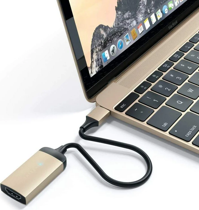 Satechi 4K 60Hz USB-C auf HDMI Adapter, gold