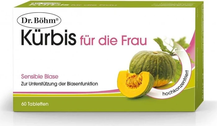 Dr. Böhm Kürbis Tabletten für die Frau, 60 Stück