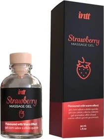 intt Strawberry Massagegel, 30ml