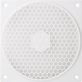 SilverStone FF121W, Lüftergitter mit Staubfilter 120mm, weiß