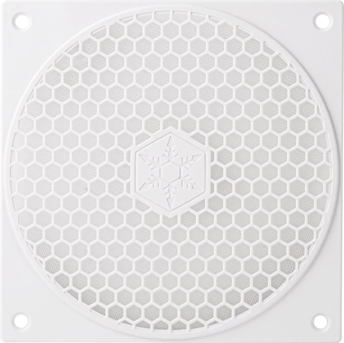 SilverStone FF121W, Lüftergitter mit Staubfilter 120mm, weiß