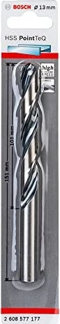 Bosch Professional HSS PointTeQ Spiralbohrer, 13x101x151mm, 1 Stück