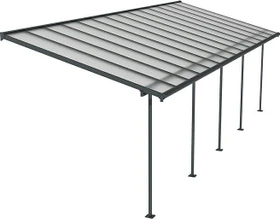 Palram Canopia Sierra Terrassenüberdachung 860x299cm grau