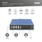 Digitus DN-65 Industrial Railmount Gigabit Managed Switch, 8x RJ-45, 4x SFP+ Vorschaubild