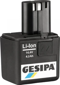 Gesipa Werkzeug-Akku 14.4V, 4.0Ah, Li-Ionen [4.0Ah] [57.6Wh]