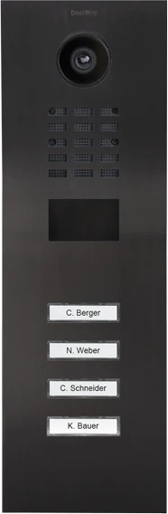 DoorBird D2104V IP Video Türstation mit 4 Ruftasten