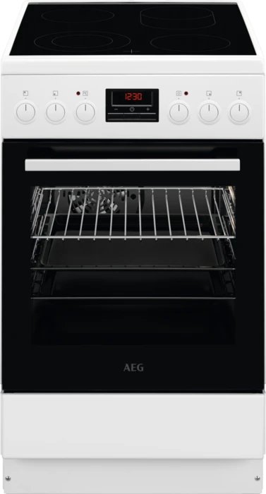 AEG Electrolux CCB54482BW Elektroherd mit Glaskeramik-Kochfeld