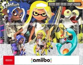 Nintendo amiibo Figuren Splatoon 3er-Pack Collection Inkling, Oktoling & Salmini (Switch/WiiU/3DS)