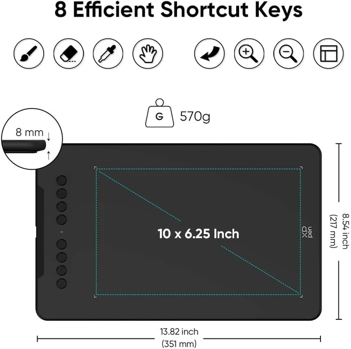 XP-Pen Deco 01 V3, schwarz