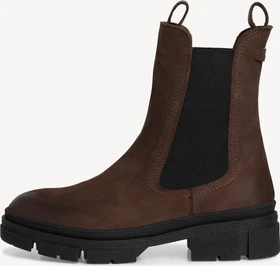Tamaris Leder Chelsea Boot mocca nubuc (Damen)