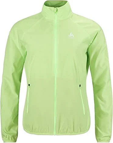 Odlo Essentials Light Laufjacke sharp green (Damen)