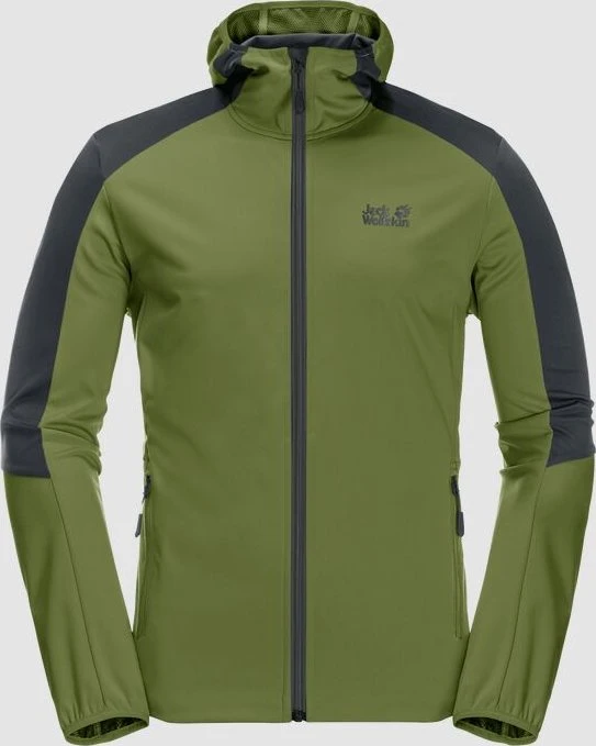 Jack Wolfskin Go Hike Softshell Funktionsjacke cedar green (Herren)