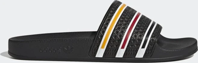 adidas Adilette core black/cloud white/team colleg gold