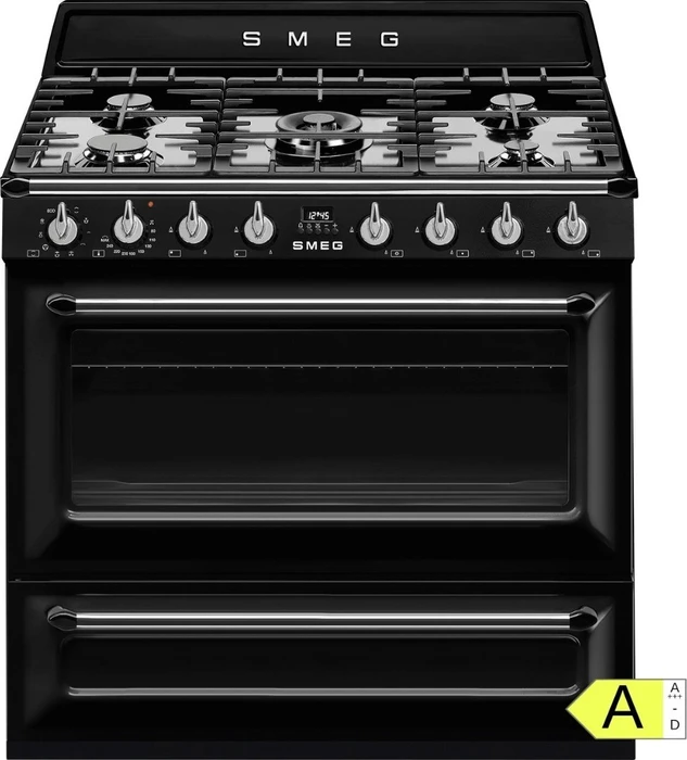 Smeg Victoria TR90BLD2 Elektroherd mit Gas-Kochfeld