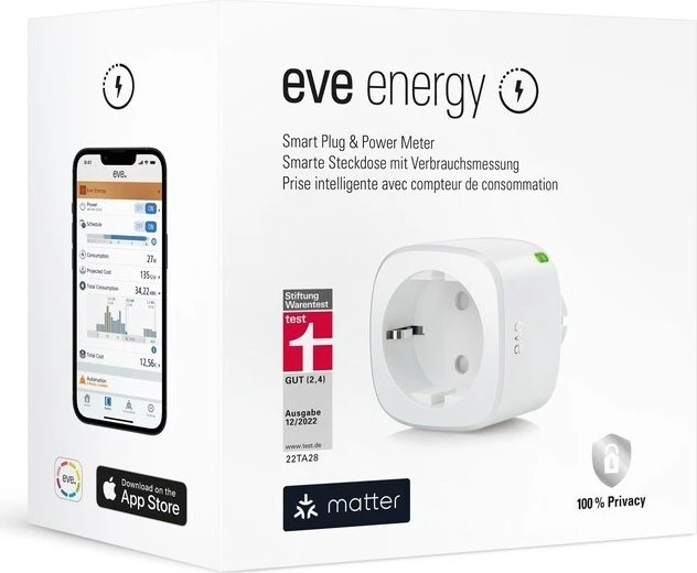 Eve Energy (2023), Smart-Steckdose, 2er-Pack