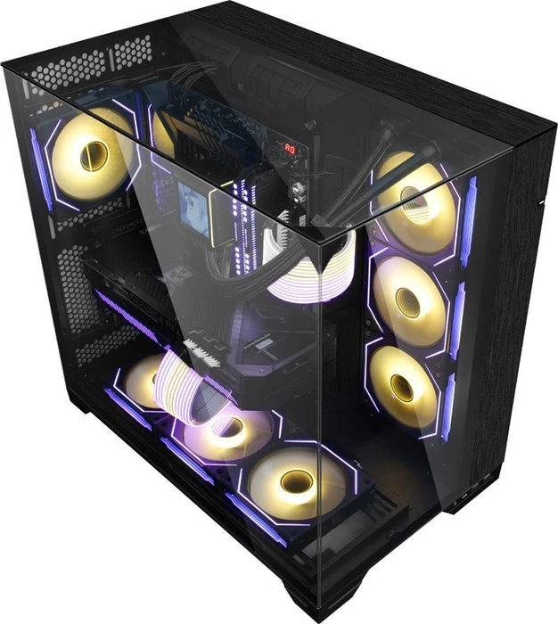 Lian Li O11 Vision, schwarz, Glasfenster