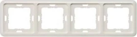 Siemens DELTA profil Rahmen 293x80mm 4-Fach, silber