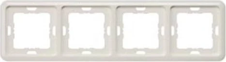 Siemens DELTA profil Rahmen 293x80mm 4-Fach, silber