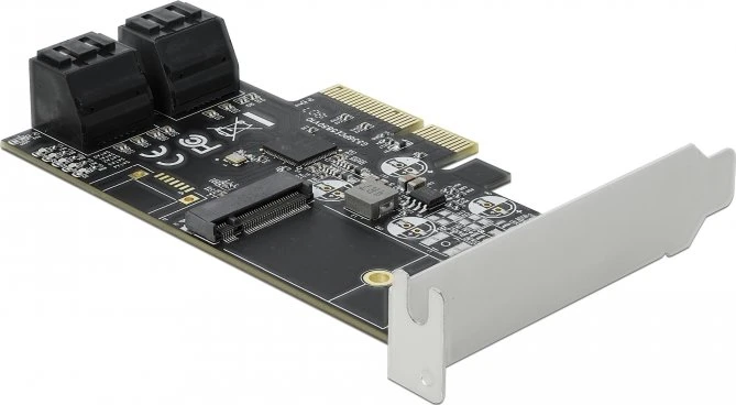 DeLOCK 4x SATA, 1x M.2 SATA, PCIe 3.0 x4