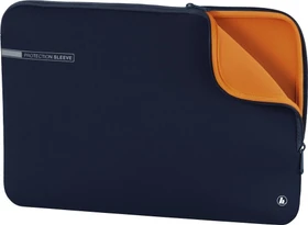 Hama 10.2" Neoprene Netbook-Sleeve 15.6", blau/orange