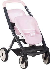 Smoby Maxi-Cosi Zwillings Puppenwagen rosa