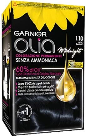 Garnier Olia Haarfarbe 1.10 schwarzer saphir