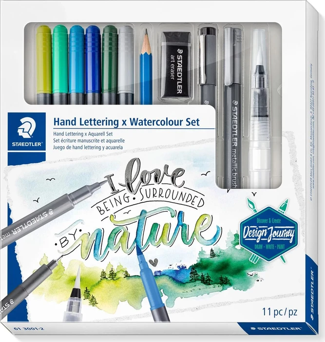 Staedtler Handlettering & Aquarell Set, 11 Stück (61 3001-2)