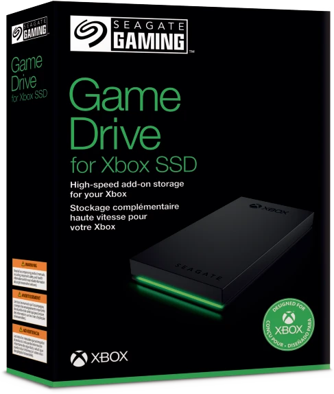 Seagate Game Drive for Xbox SSD, 1TB, +Rescue, USB 3.0 Micro-B