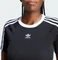 adidas 3-Streifen Baby T-Shirt kurzarm schwarz (Damen) Vorschaubild
