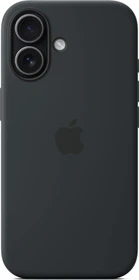 Apple Silikon Case mit MagSafe für iPhone 17 schwarz