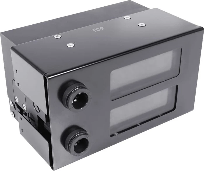 Alphacool ES 2U Reservoir VPP/D5 Ausgleichsbehälter mit Durchfluss-/Temperatursensor