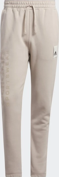 adidas Lounge Fleece Trainingshose lang wonder taupe (Herren)
