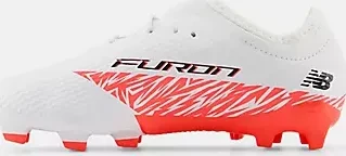 New Balance Furon Team JNR FG V8 white/energy red/black (Junior)