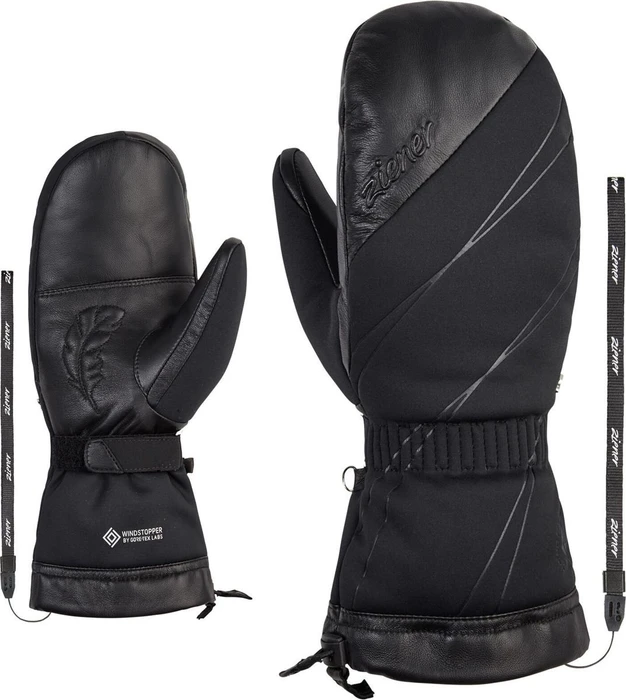 Ziener Kliveo Down Mitten Skihandschuhe schwarz (Damen)