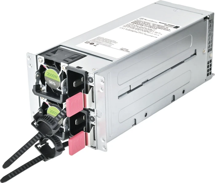 SilverStone Gemini 2000C Titanium CRPS Redundant 2000W, 2HE-Servernetzteil
