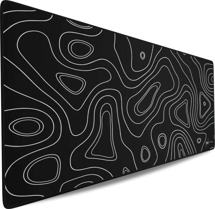 Nyfter Nyfpad 3XL Topography Gaming Mousepad, 1200x600mm, schwarz