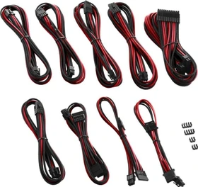 CableMod PRO ModMesh C-Series Cable Kit, RMi, RMx, schwarz/rot (CM-PCSR-FKIT-NKKR-R)