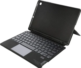 Tucano Book Cover Keyboard mit Trackpad für Galaxy Tab S6 Lite, schwarz, DE