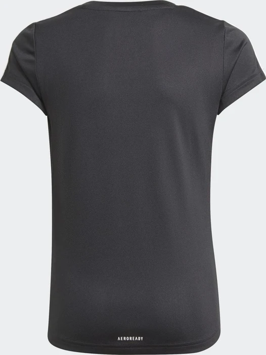 adidas Designed 2 Move 3-Streifen Funktionsshirt kurzarm schwarz/weiß (Junior)
