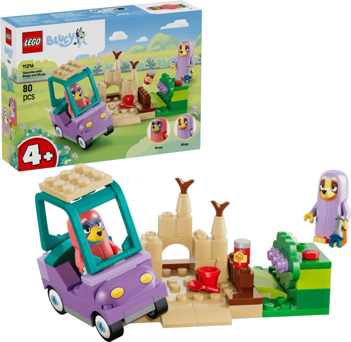 LEGO Bluey - Omas mit Bingo und Bluey