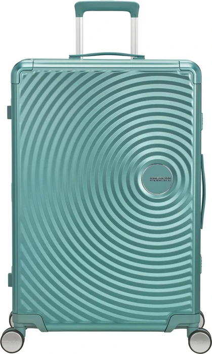 American Tourister Soundbox Spinner Alu L dusty turquoise