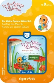 Tiger Media Tigercard Die kleine Spinne Widerlich - Ausflug ans Meer & Komm, wir spielen Schule