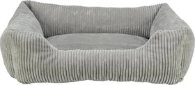 Trixie Orthopädisches Cord-Bett, 60x50cm, Hellgrau