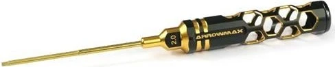 Arrowmax Honeycomb Black Golden AM-410121-BG Innensechskant Schraubendreher, 2x100mm
